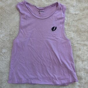 Jazzercise Muscle Tee Tank Purple, Size Small